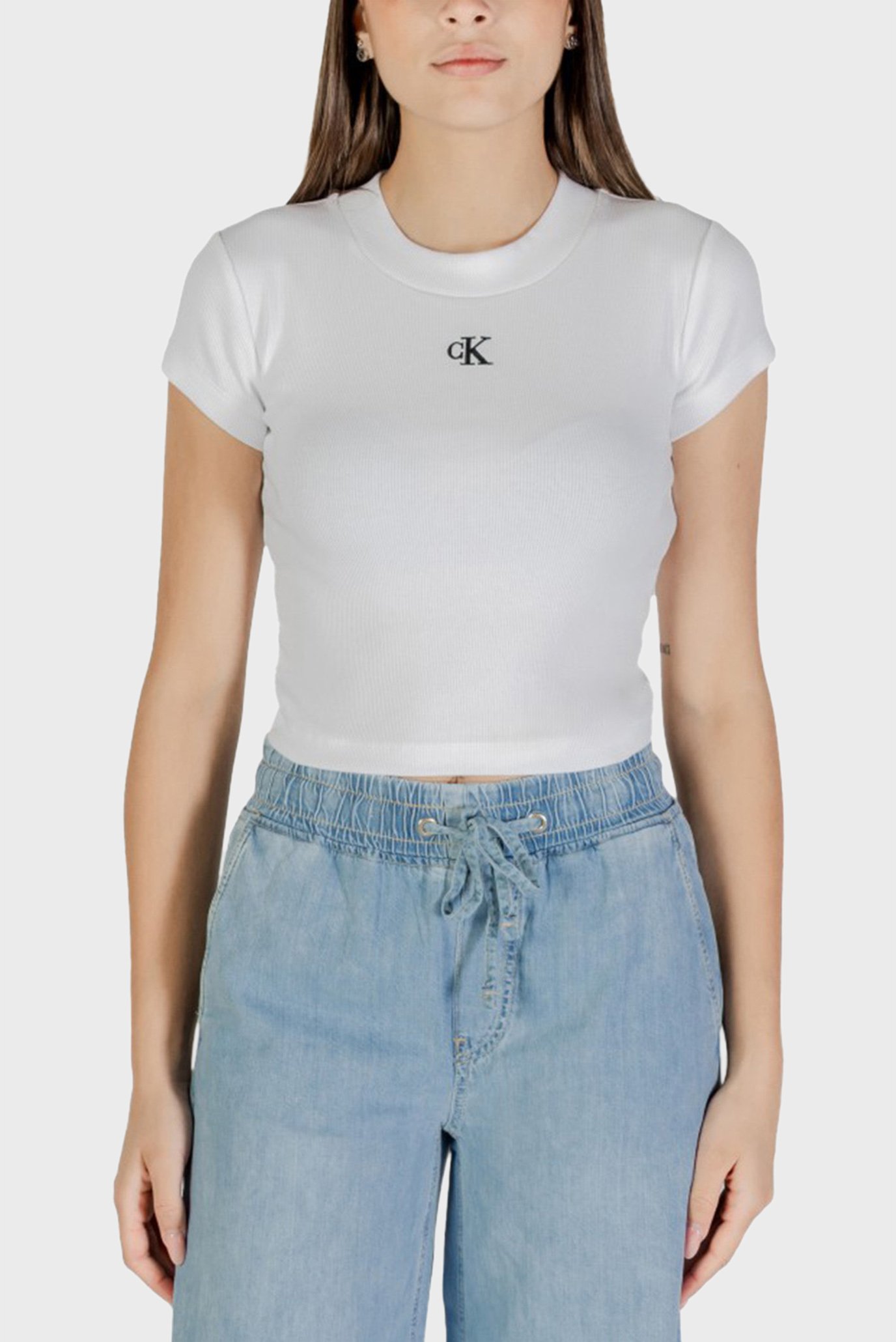 Футболка CK RIB BABY TEECalvin Klein Jeans Футболка CK RIB BABY TEE 1