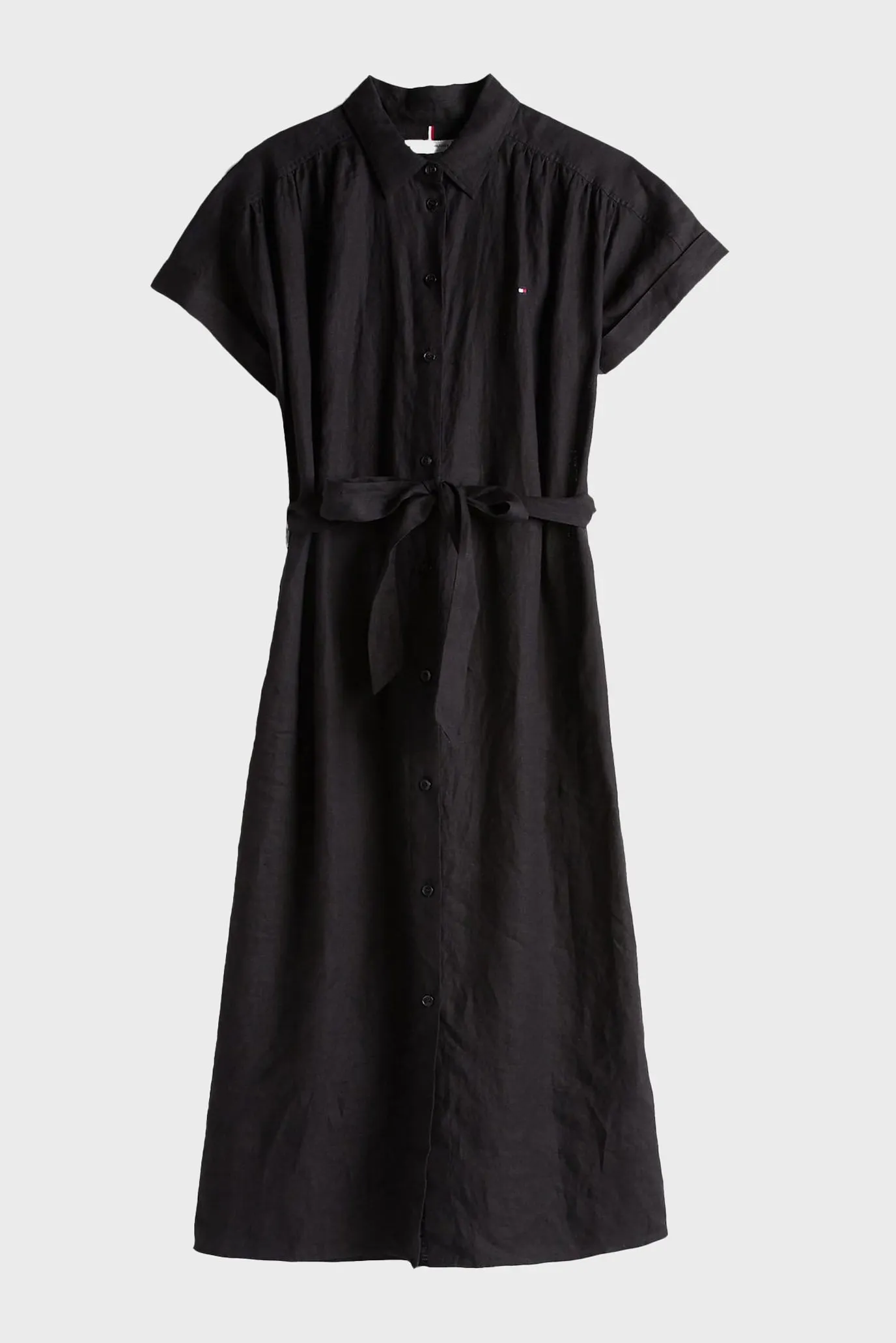 Платье ESS LINEN S S MIDI SHIRT DRESS 5
