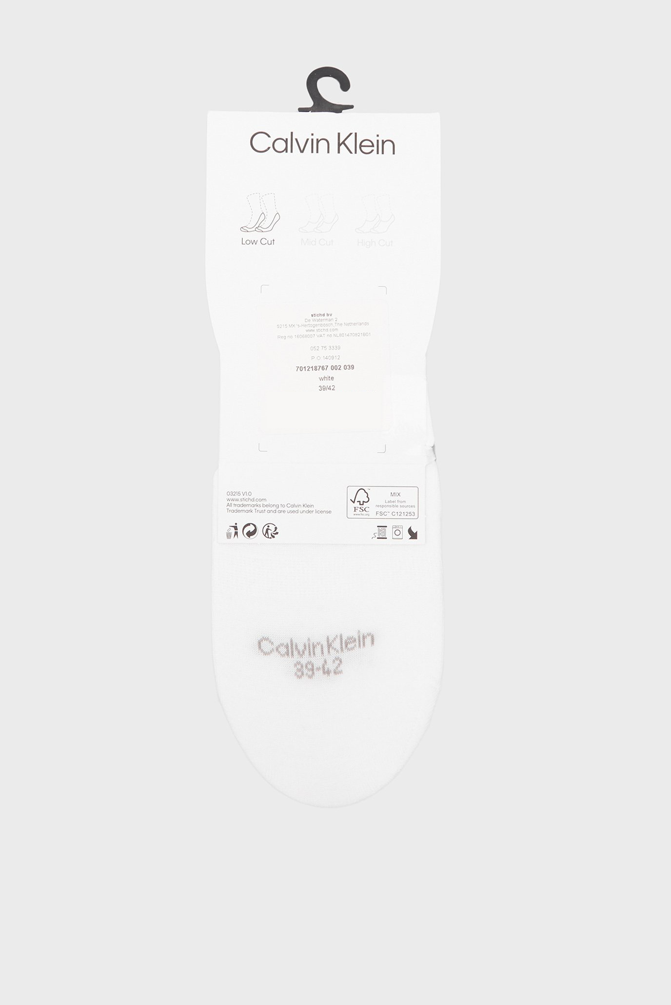 Следы CK WOMEN FOOTIE LOW CUT 2P 3