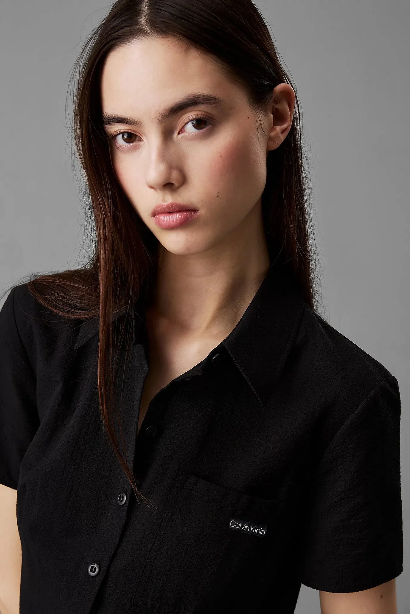 Koʻylak SEERSUCKER BUTTON DOWN DAY DRESS 2