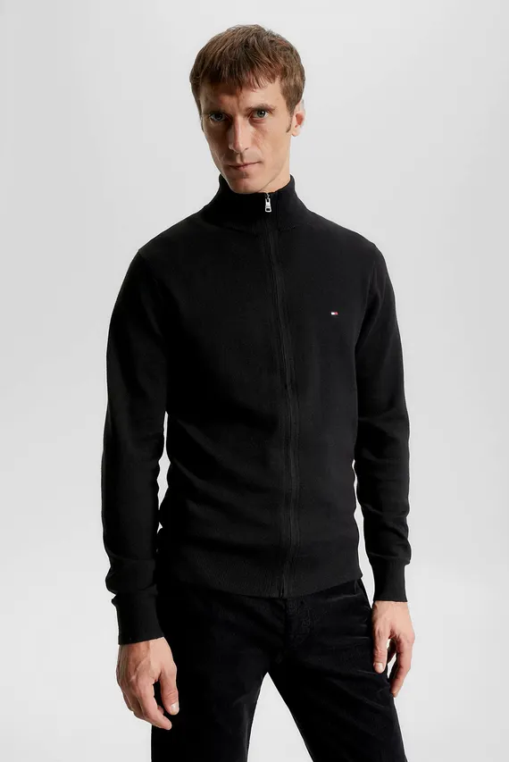 Лонгслив PIMA ORG CTN CASHMERE ZIP THRU Tommy Hilfiger