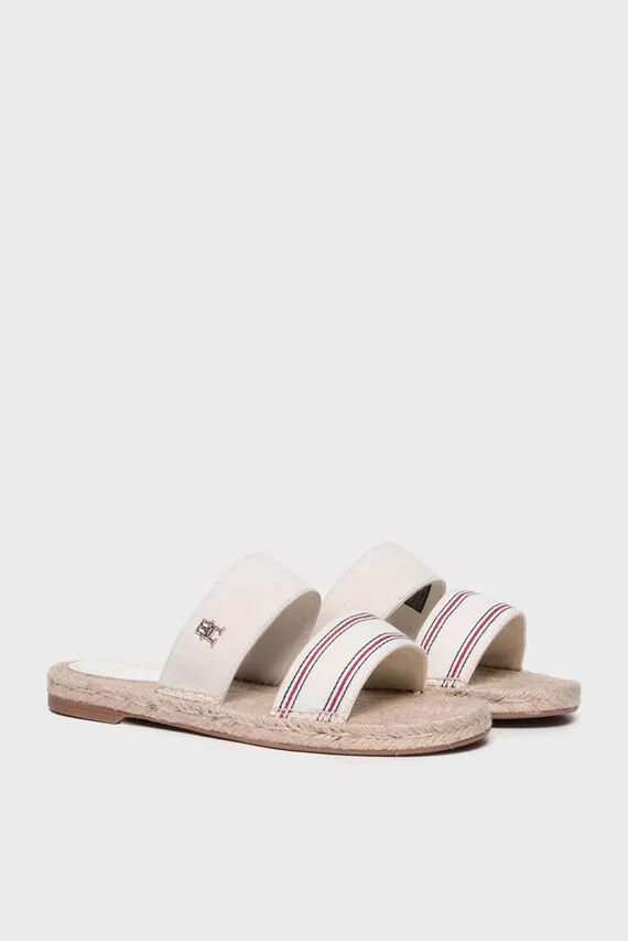 Сандалии SHIRTING FLAT ESPADRILLE SANDAL Tommy Hilfiger