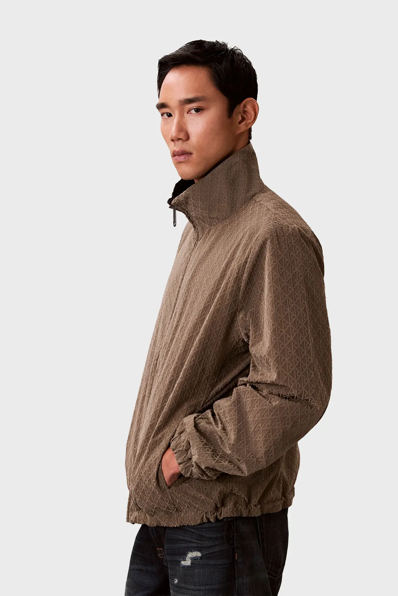 Куртка демисезонная/LS NYLON AOP UNFILLED REVERSIBLE 3