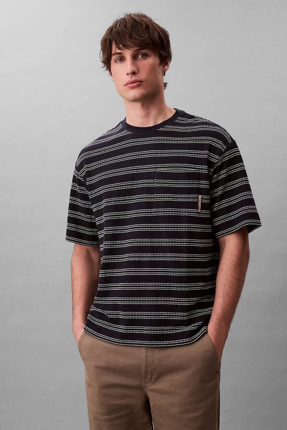 Футболка SS STRP JCQRD RLXD P Calvin Klein Jeans Футболка SS STRP JCQRD RLXD P Calvin Klein Jeans