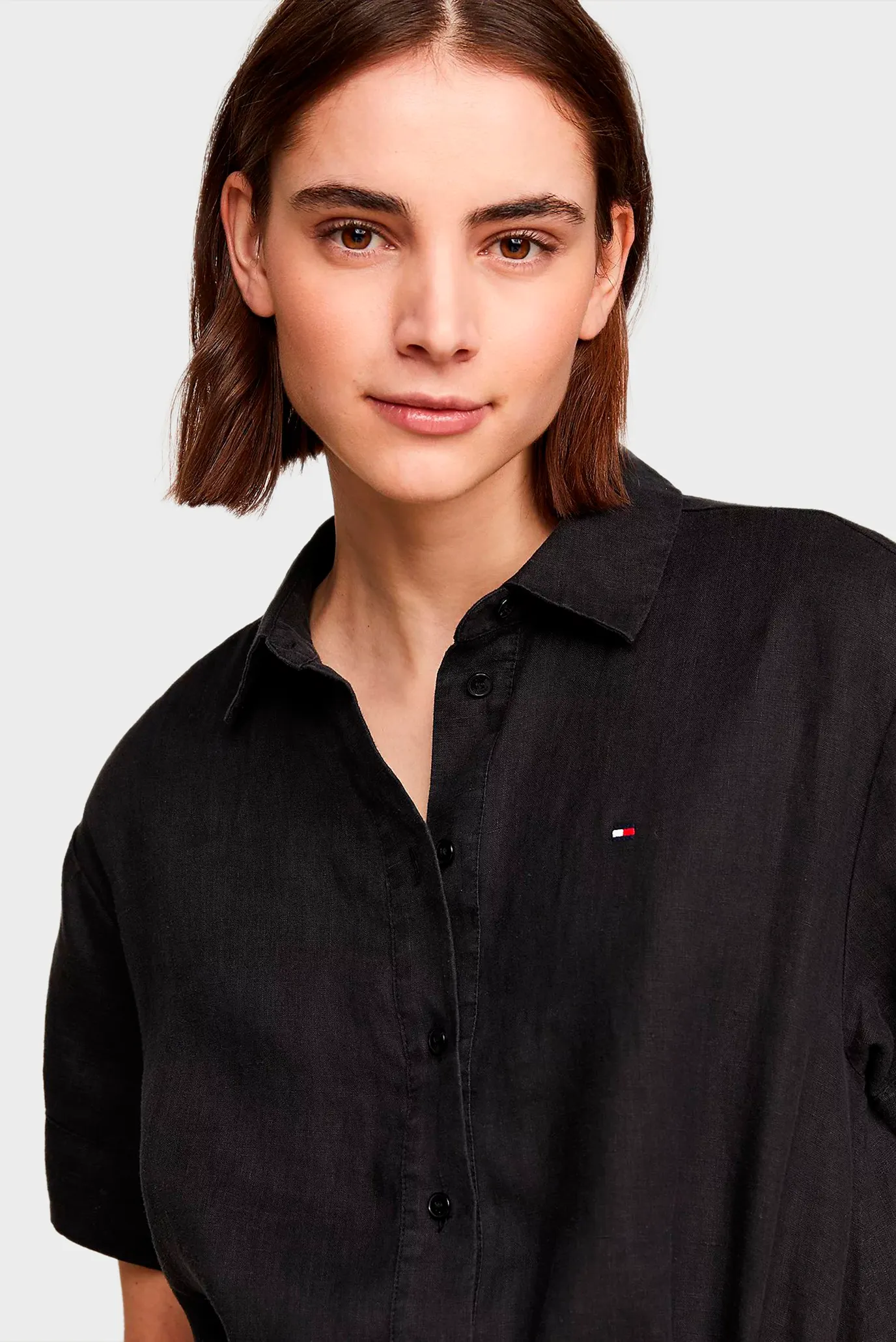 Платье LINEN SS MIDI SHIRT DRESS 4