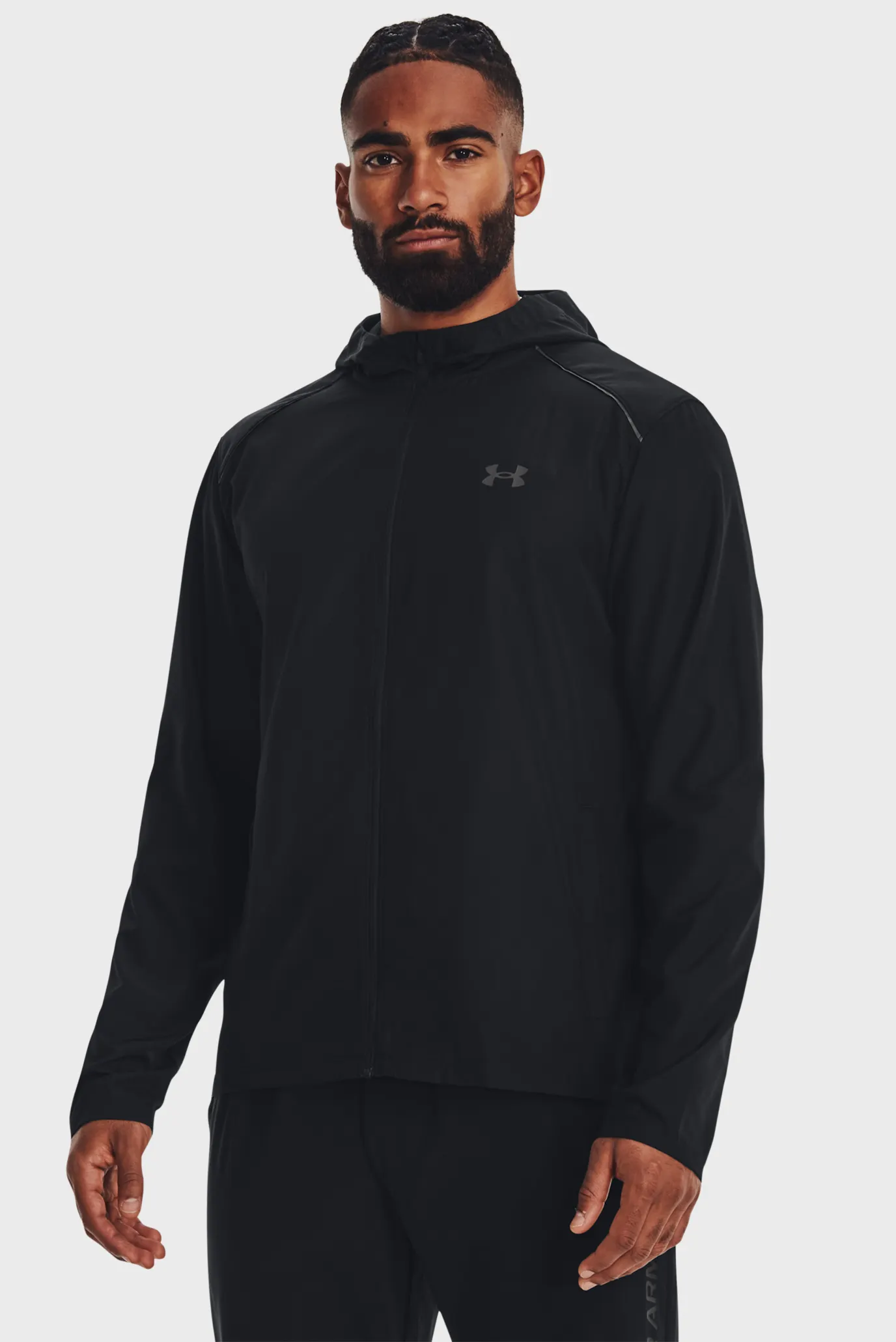 Hudi/UA STORM RUN HOODED JACKET 1