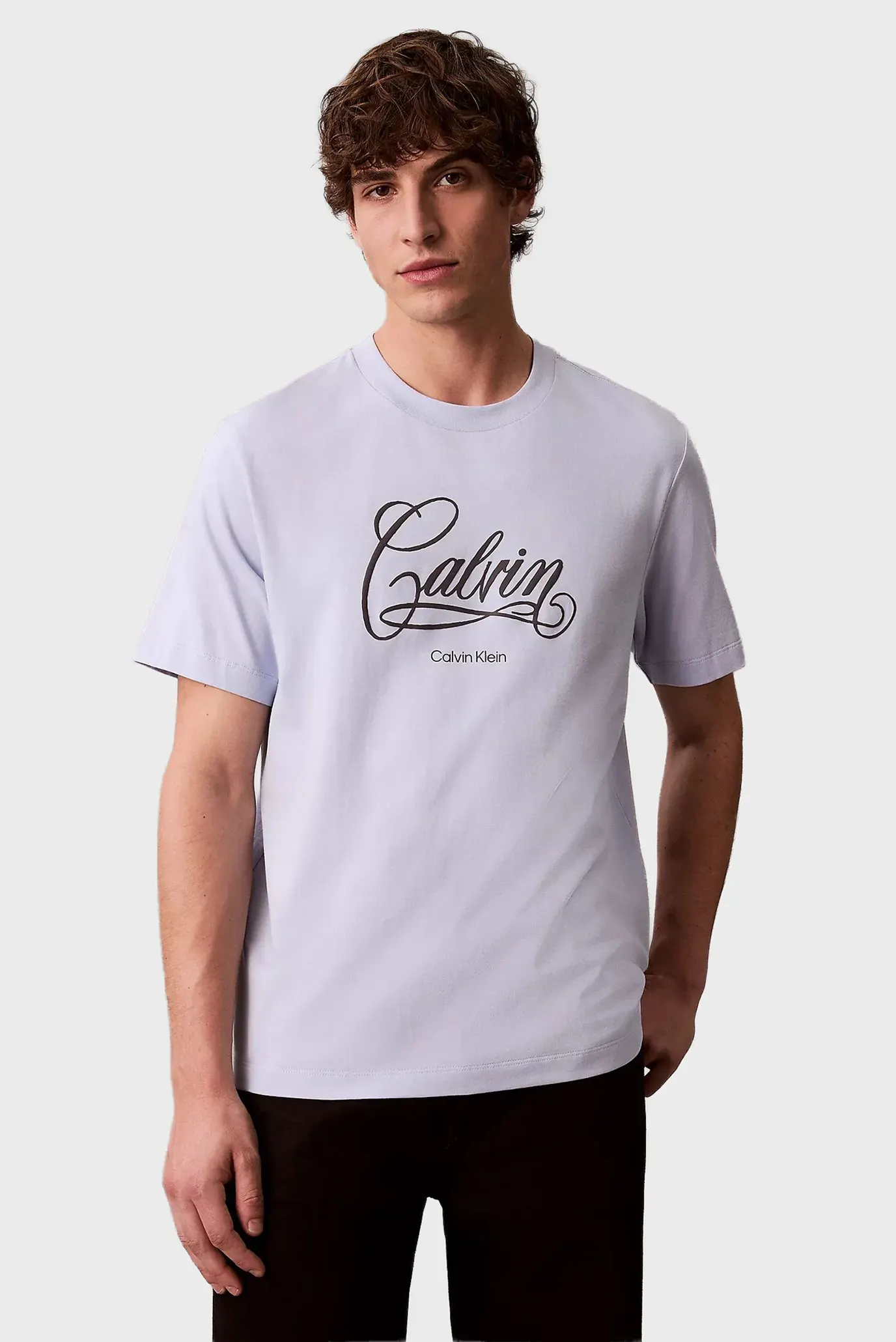 Futbolka/SS 20S LN CALVIN SCRIPT GRAPHIC 1