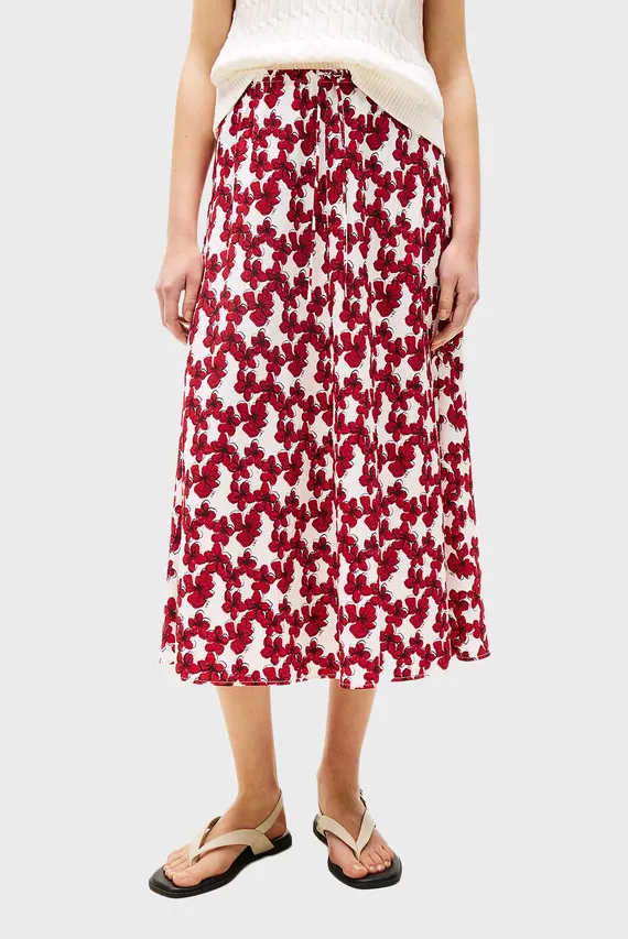 Юбка/TEXTURED MIDI BIAS SKIRT Tommy Hilfiger