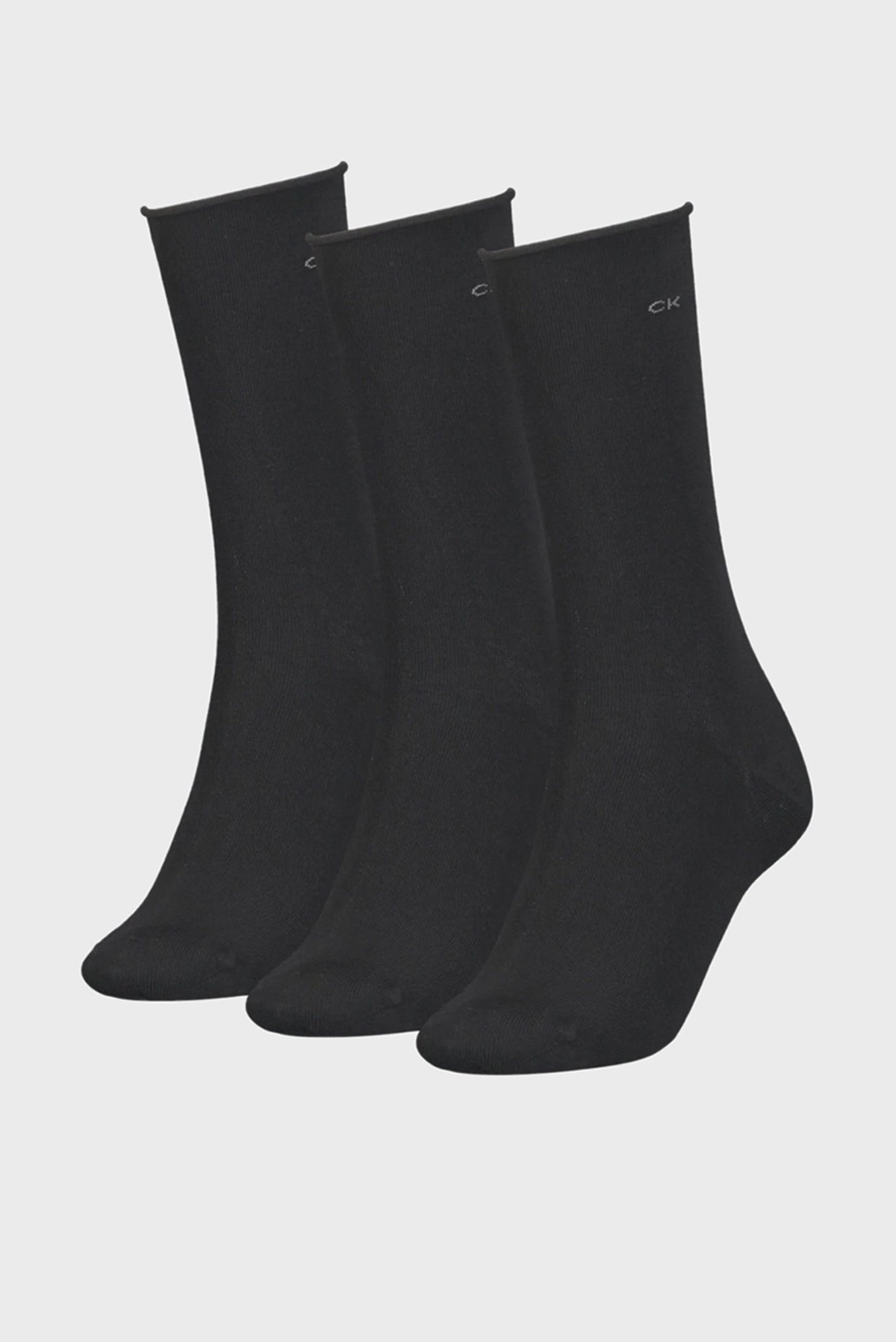 Paypoq CK WOMEN SOCK 3P ROLL TOP 1