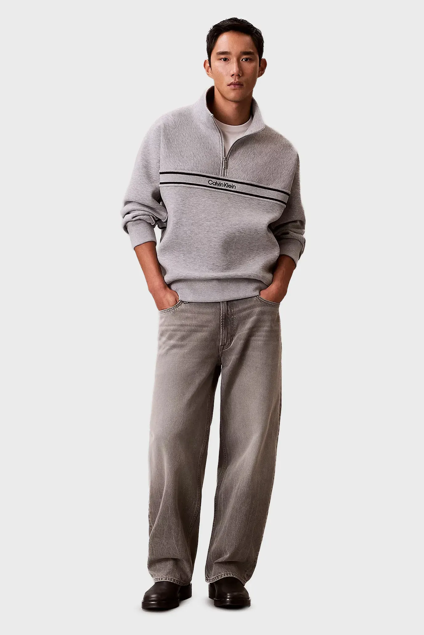 Реглан/LS COTTON SPACER STRIPE RIB QTR 2