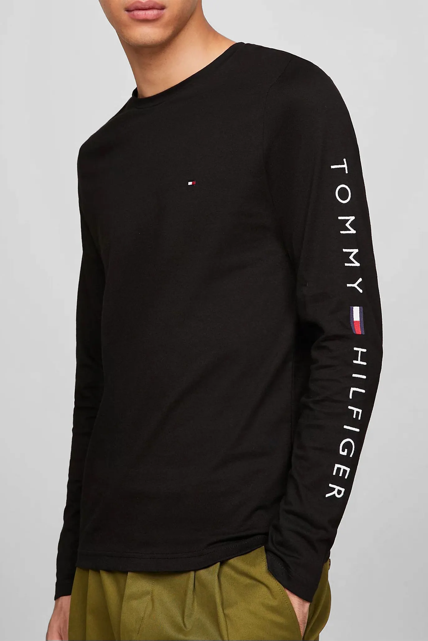 Uzun yengli futbolka TOMMY LOGO LONG SLEEVE TEE 4