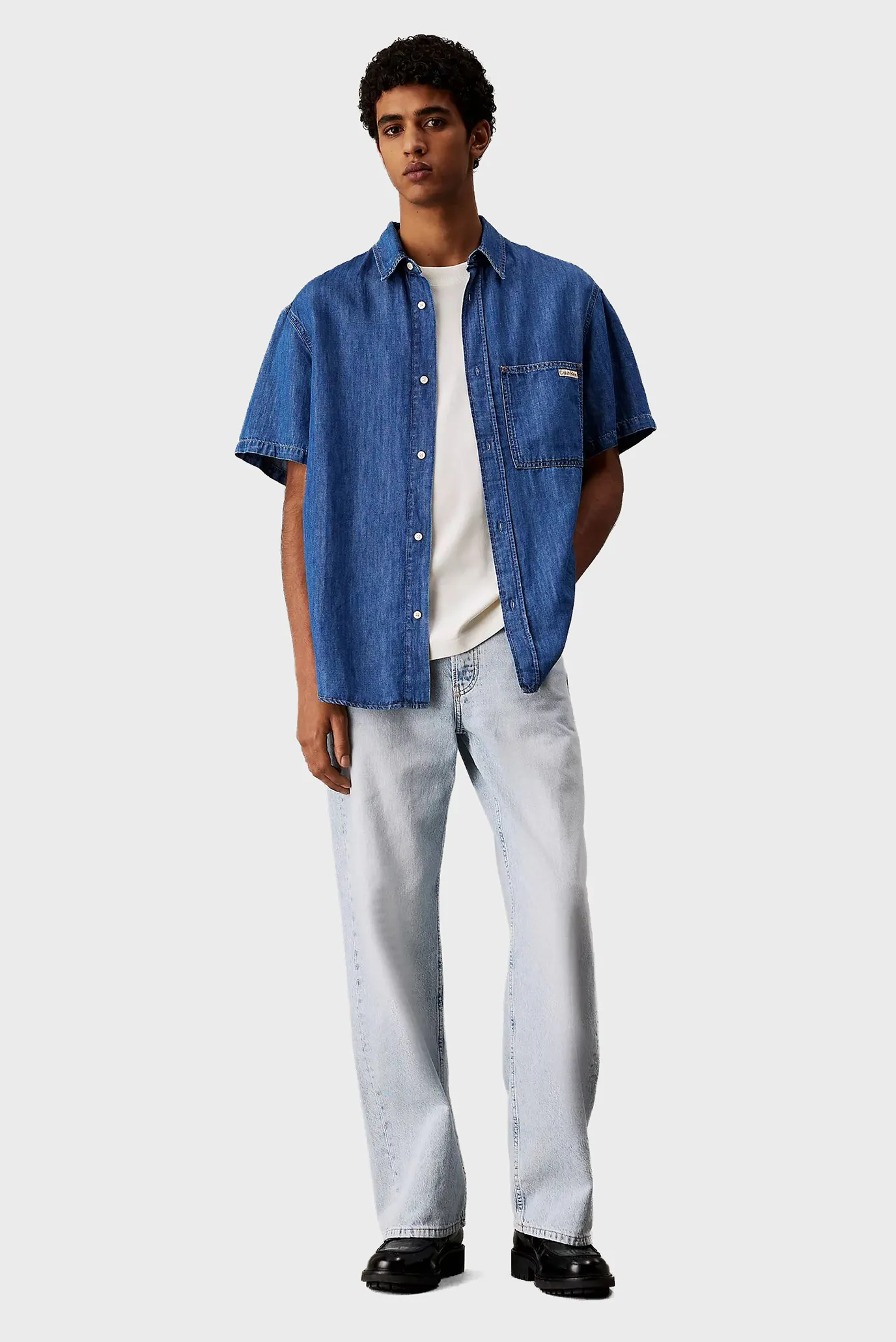 Yengi kalta ko'ylak REGULAR SS DENIM SHIRT 2