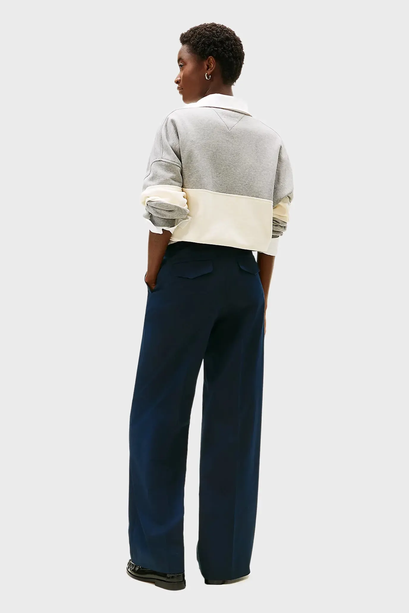 Штаны/COTTON WIDE LEG PANT 3