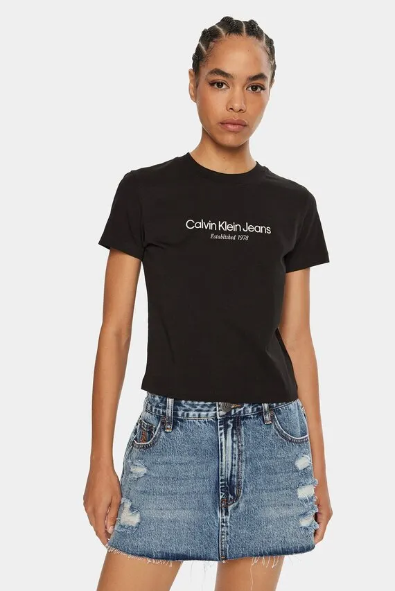 Футболка INSTITUTIONAL GRAPHIC BABY TEE Calvin Klein Jeans