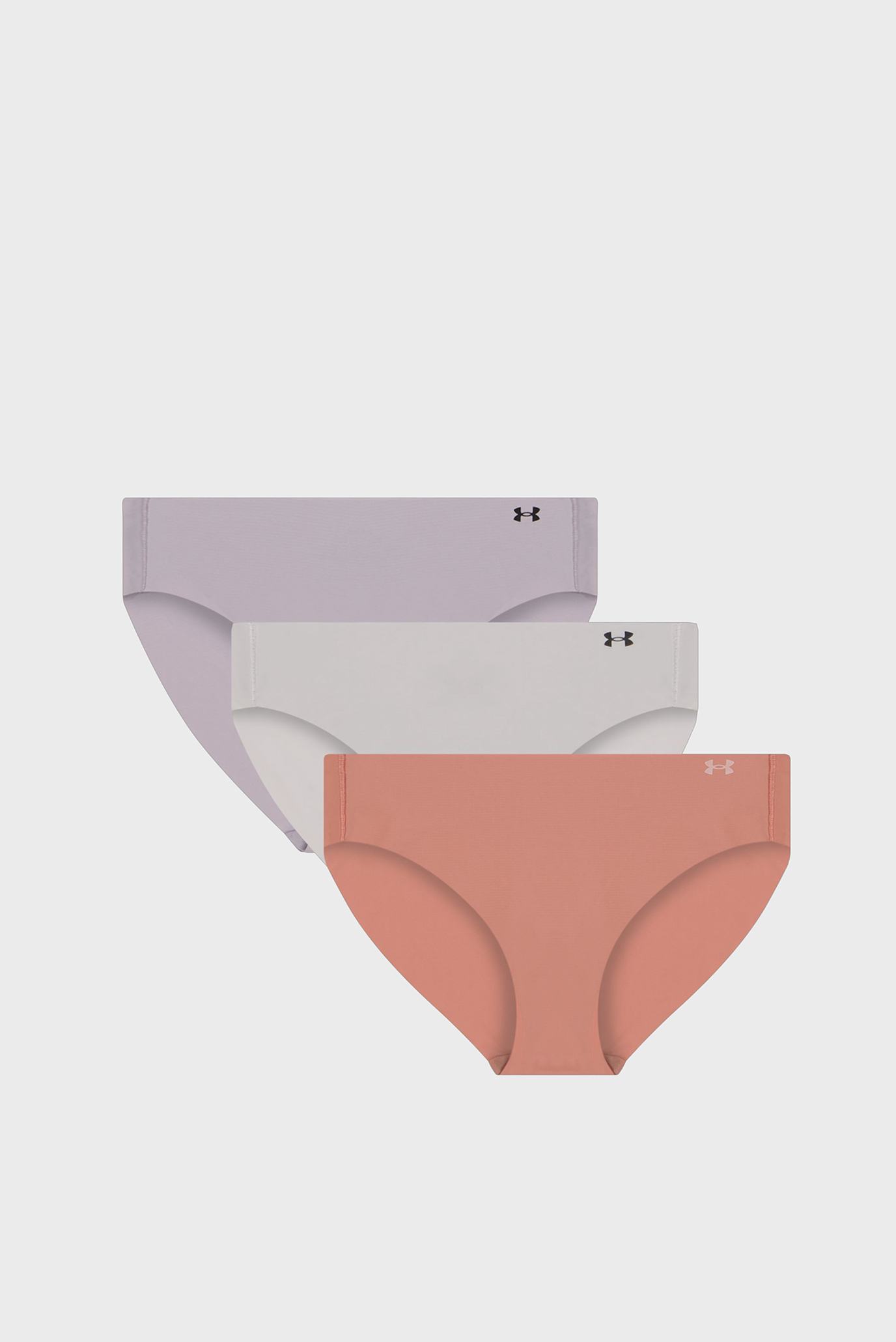 Trusik UA PURE STRETCH NO SHOW BIKINI-SOLID 3PK 1