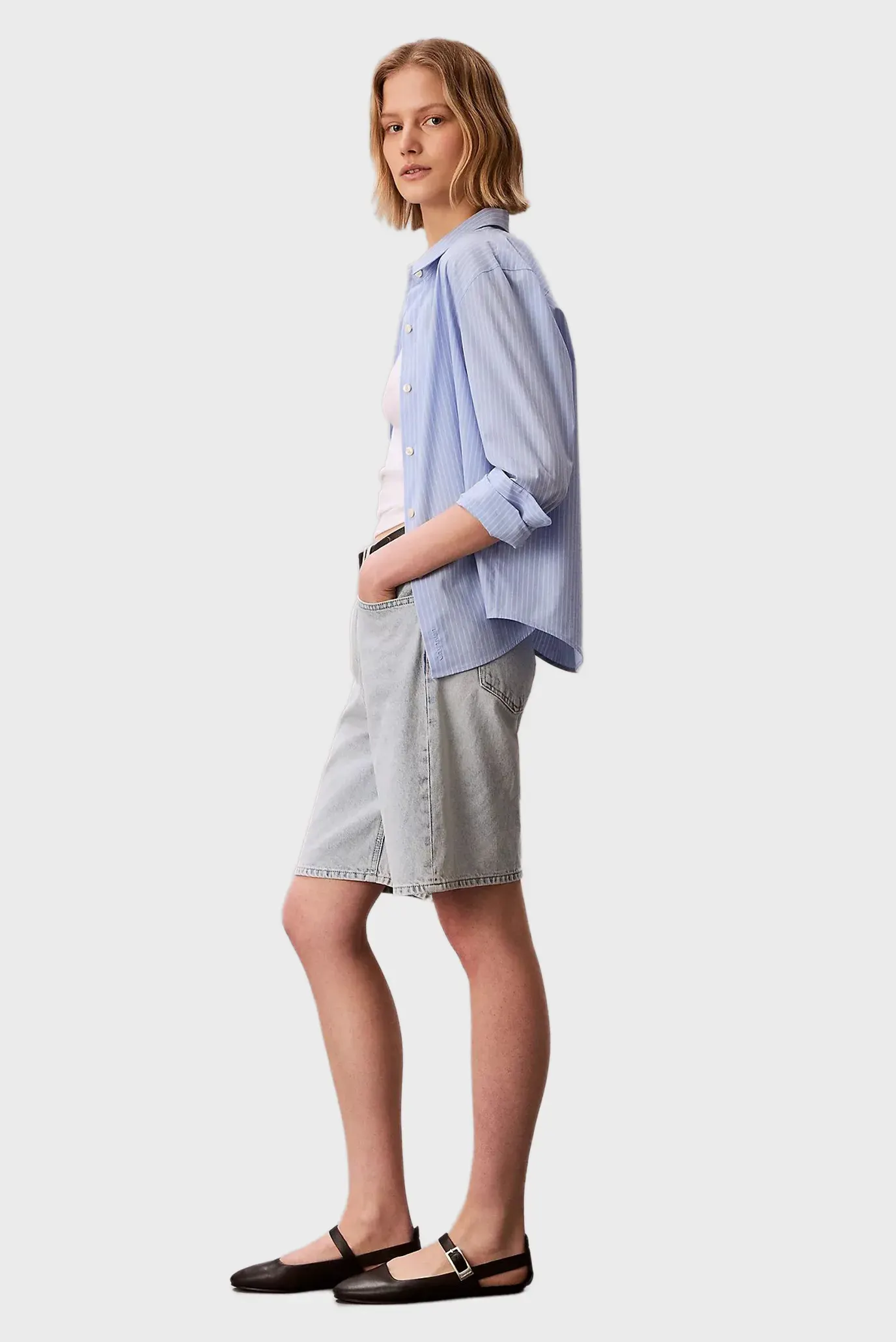 Шорты/THE BERMUDA SHORT BLEACHED BLUE 6