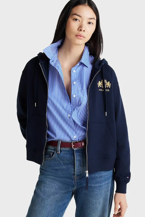 Реглан REG VARSITY ZIP HOODIE Tommy Hilfiger