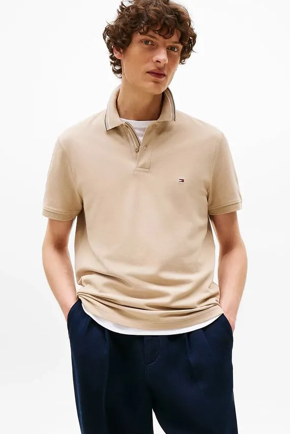 Поло PLACKET INTEREST REG POLO Tommy Hilfiger