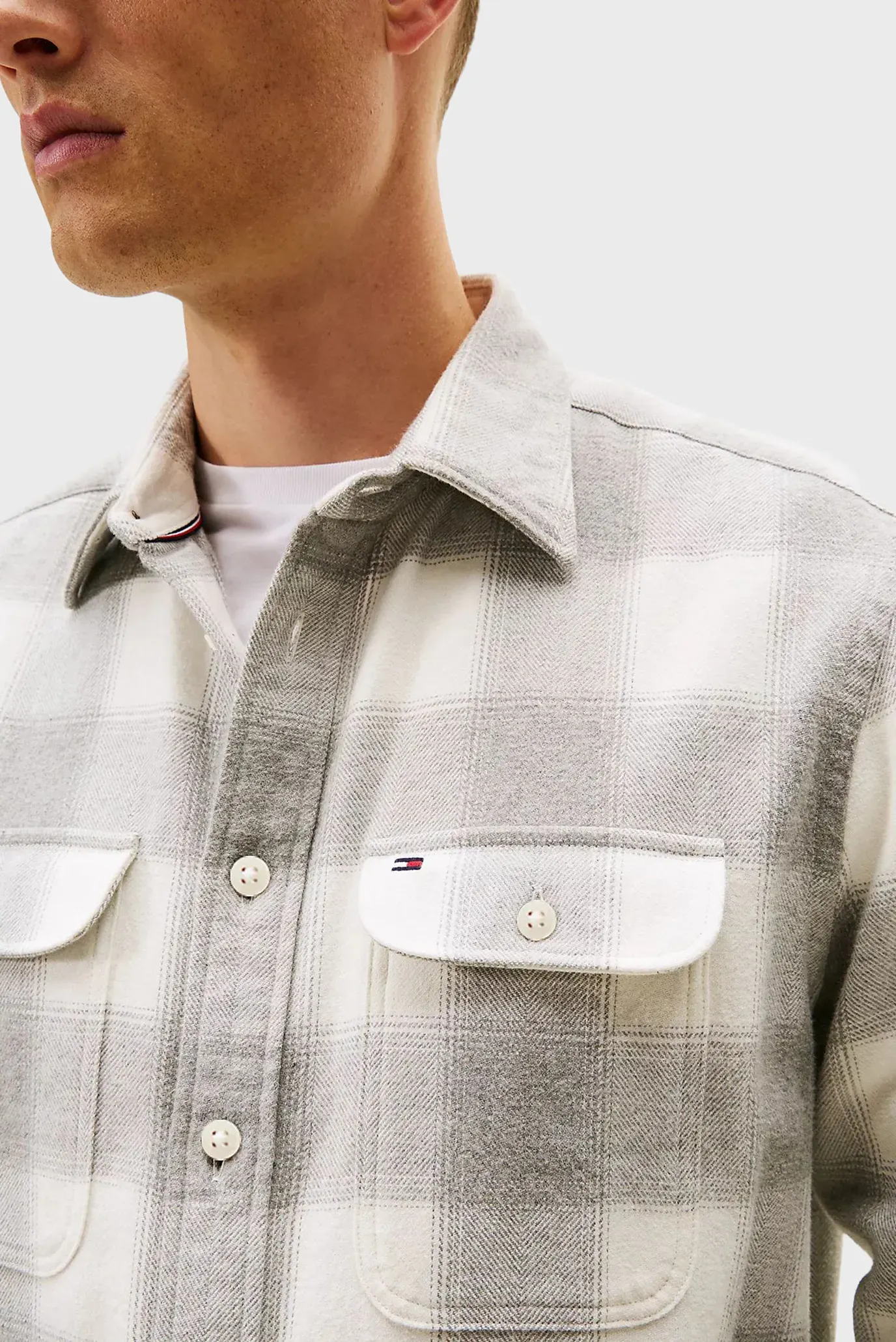 Рубашка FLANNEL CHECK SHIRT JACKET 4