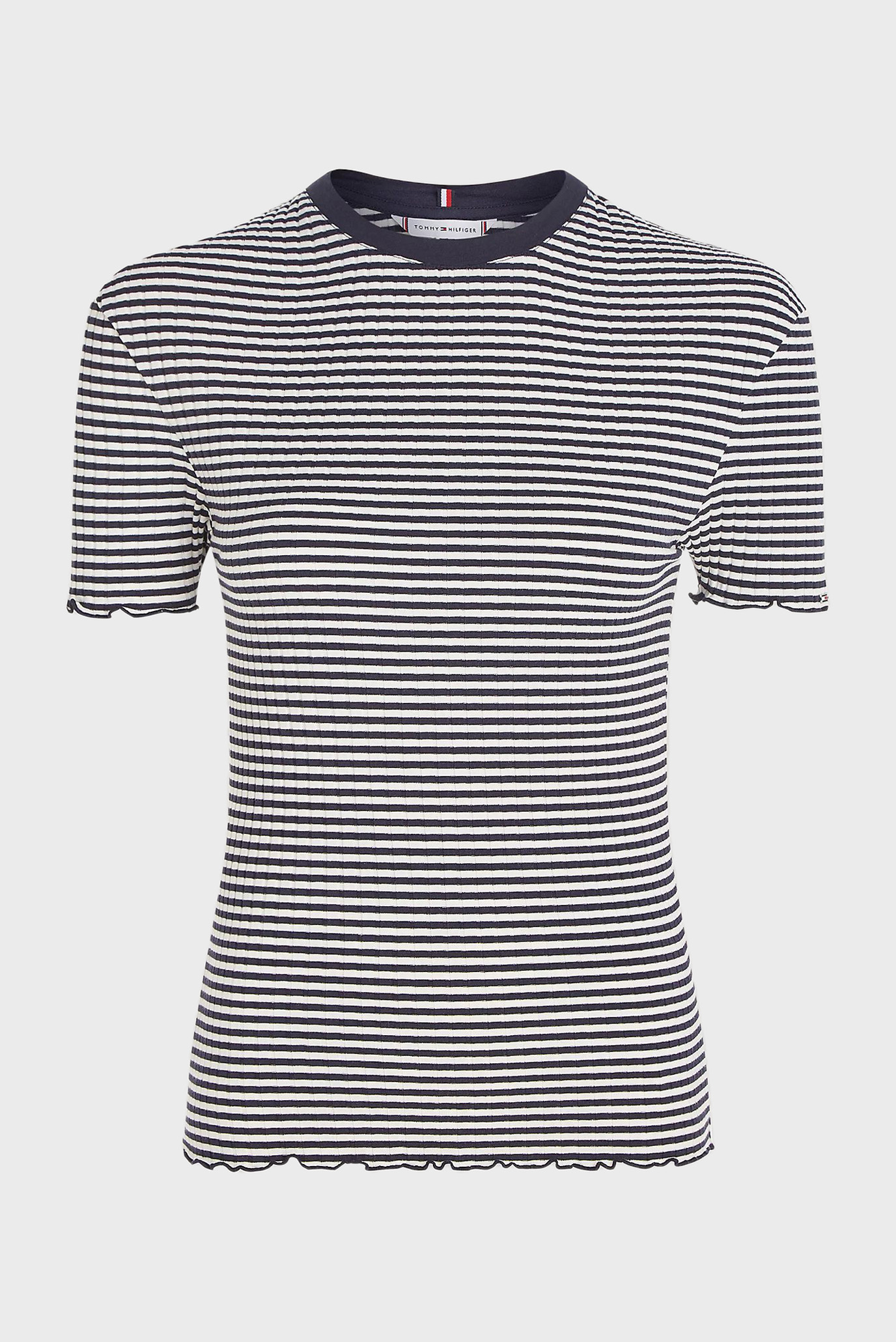 Futbolka SLIM CTN MODAL RIB STP C-NK SS 5