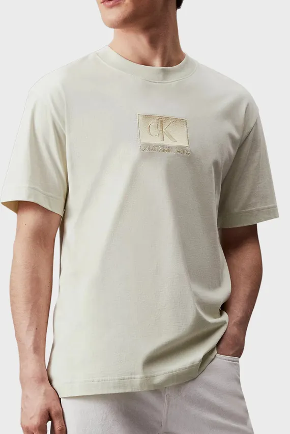 Futbolka EMBROIDERY PATCH TEE Calvin Klein Jeans