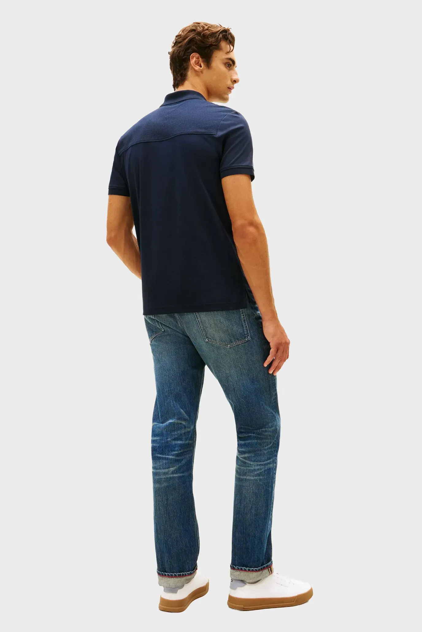 Поло/LIQUID COTTON RWB ZIP REG POLO 3