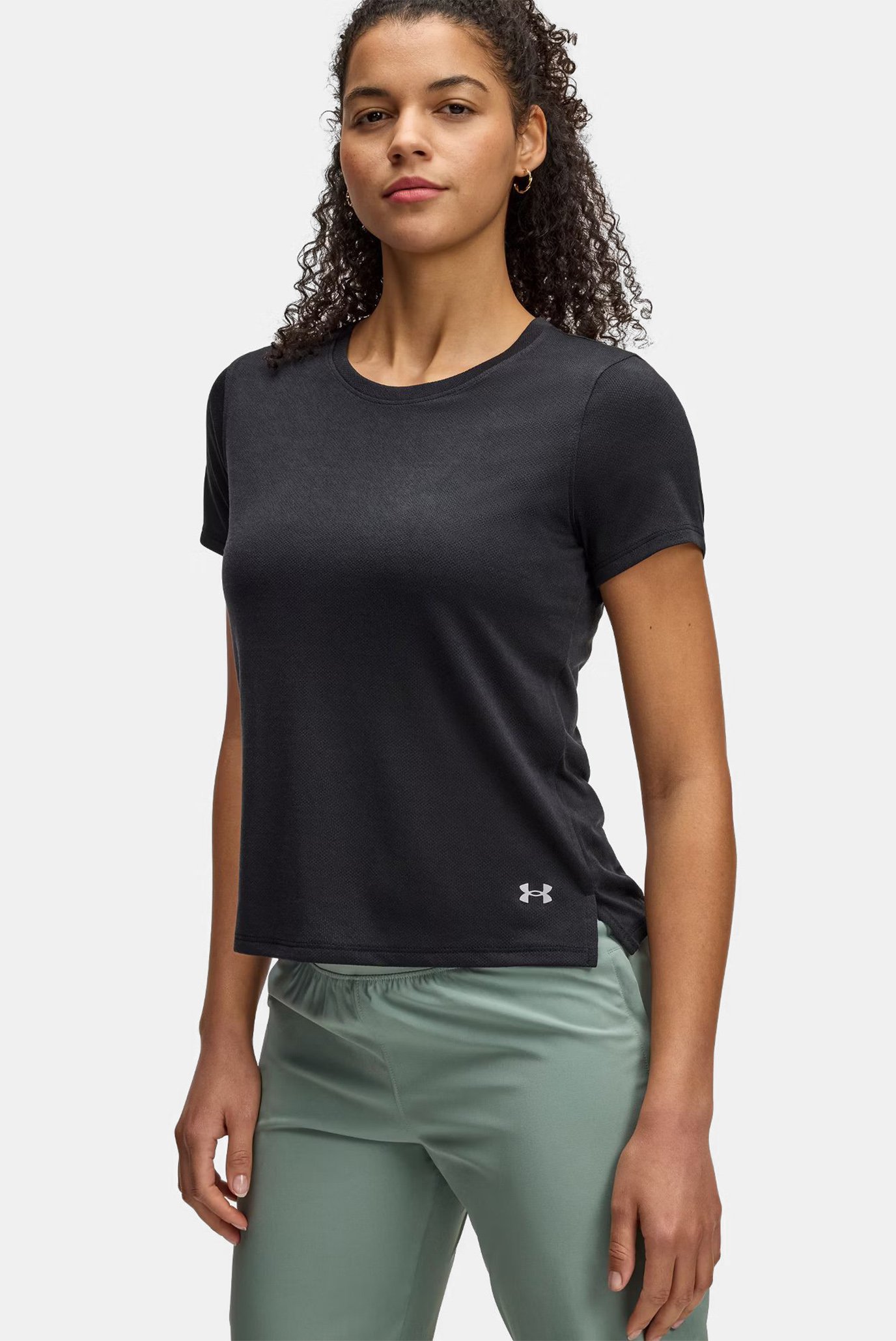 Футболка UA Launch Camo Shortsleeve-BLK 1