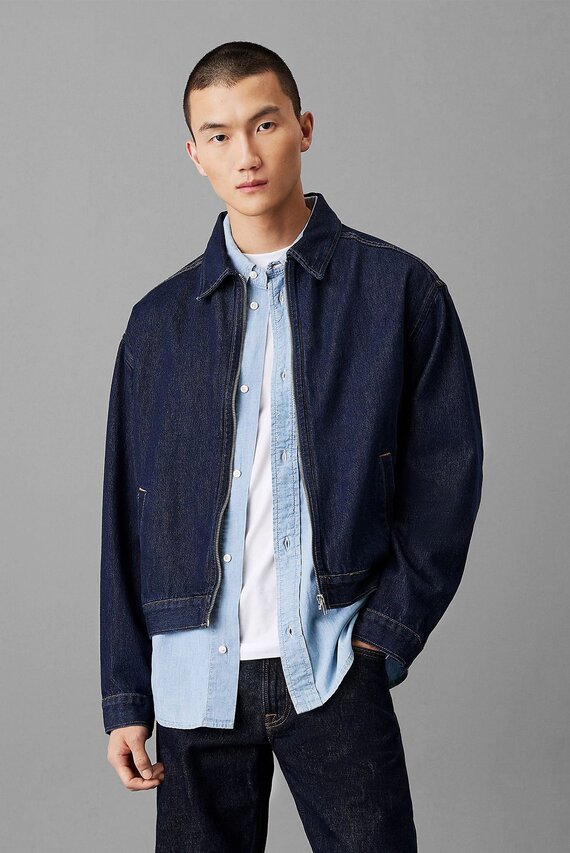 Jins kurtka RELAXED ZIP DENIM JACKET Calvin Klein Jeans Jins kurtka RELAXED ZIP DENIM JACKET Calvin Klein Jeans
