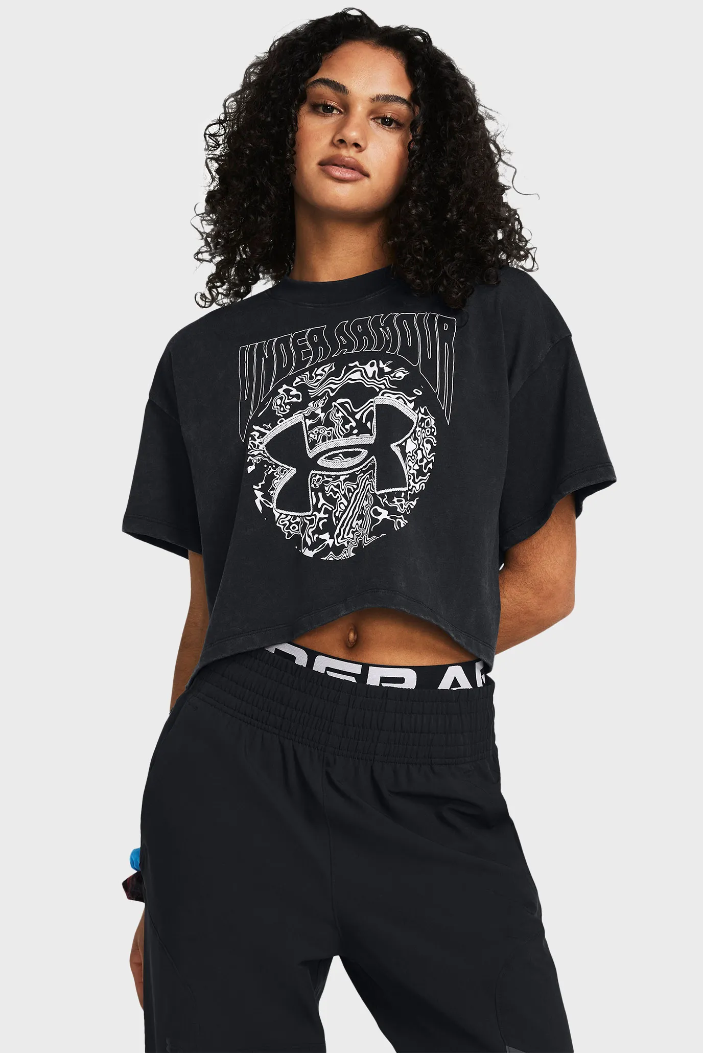 Futbolka UA HW Dusk to Dawn Crop SS 1