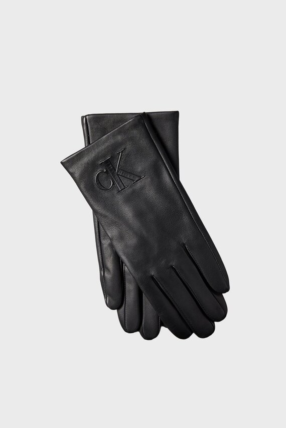 Qo'lqop RAISED CK LEATHER GLOVE Calvin Klein Qo'lqop RAISED CK LEATHER GLOVE Calvin Klein
