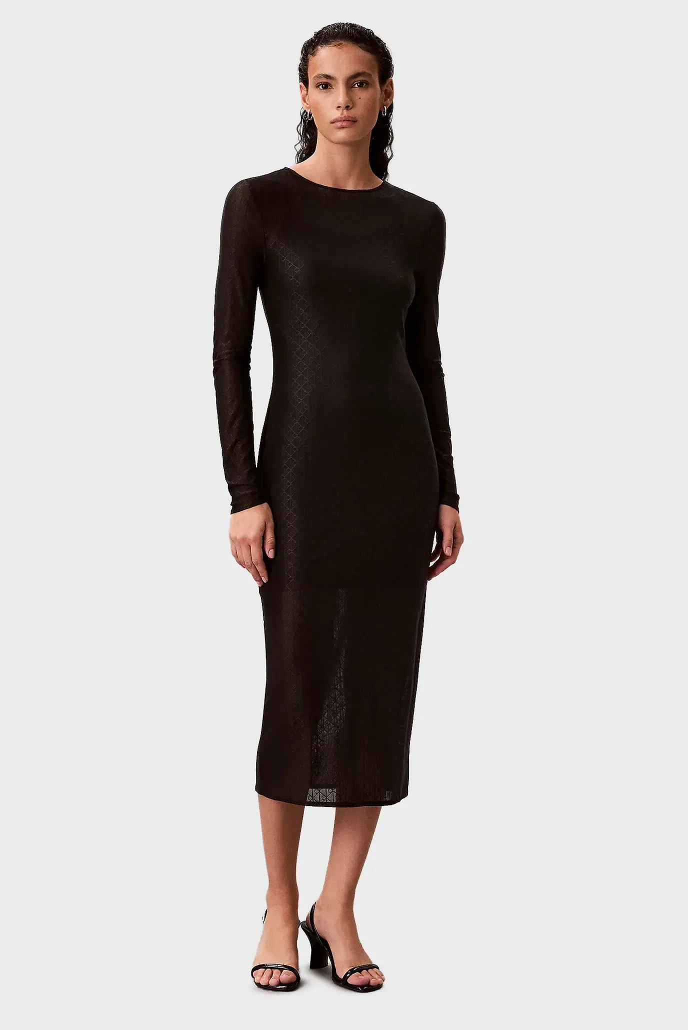 Koʻylak/LS AOP LACE MAXI DRESS 1