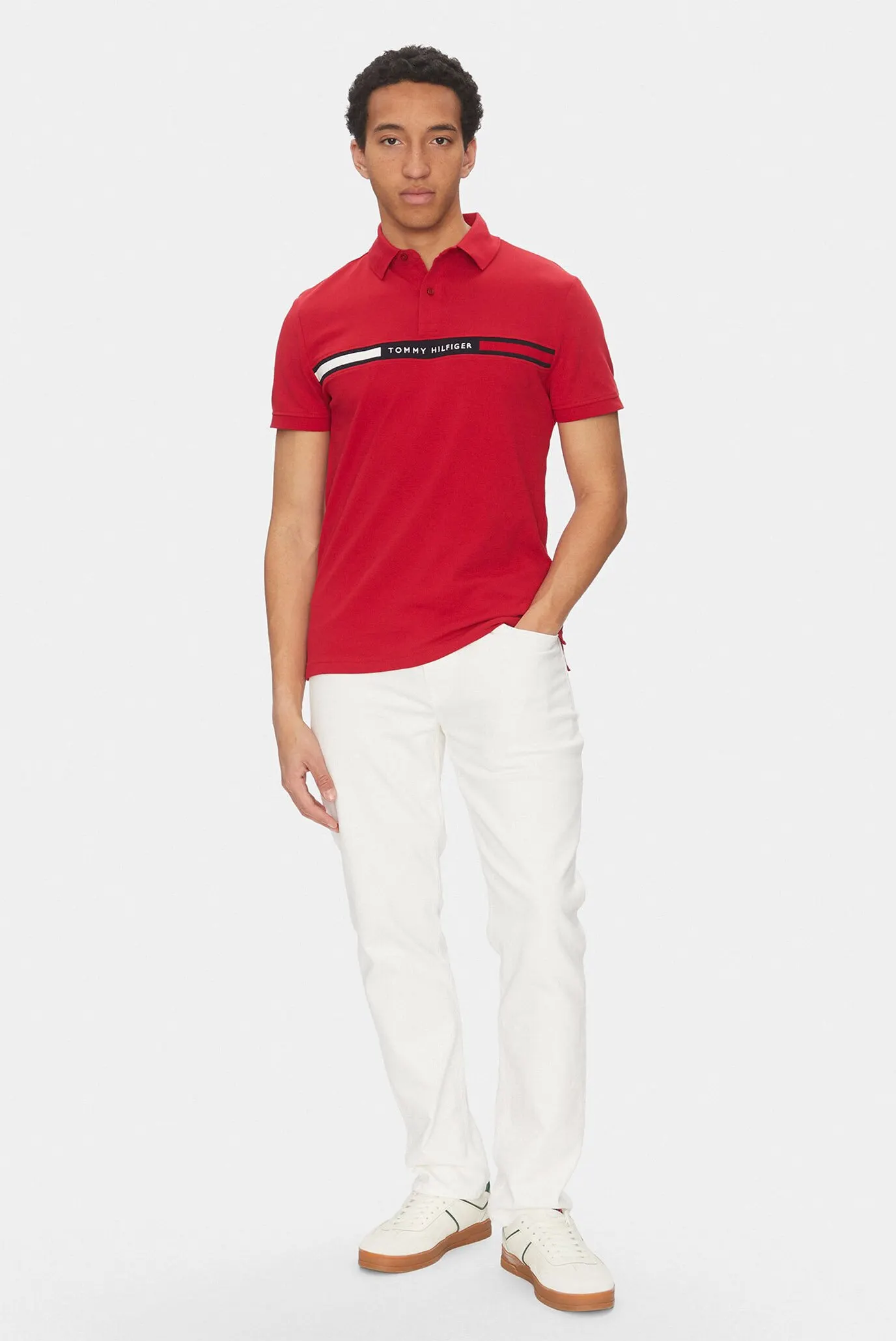 Поло HILFIGER CHEST INSERT REG POLO 2