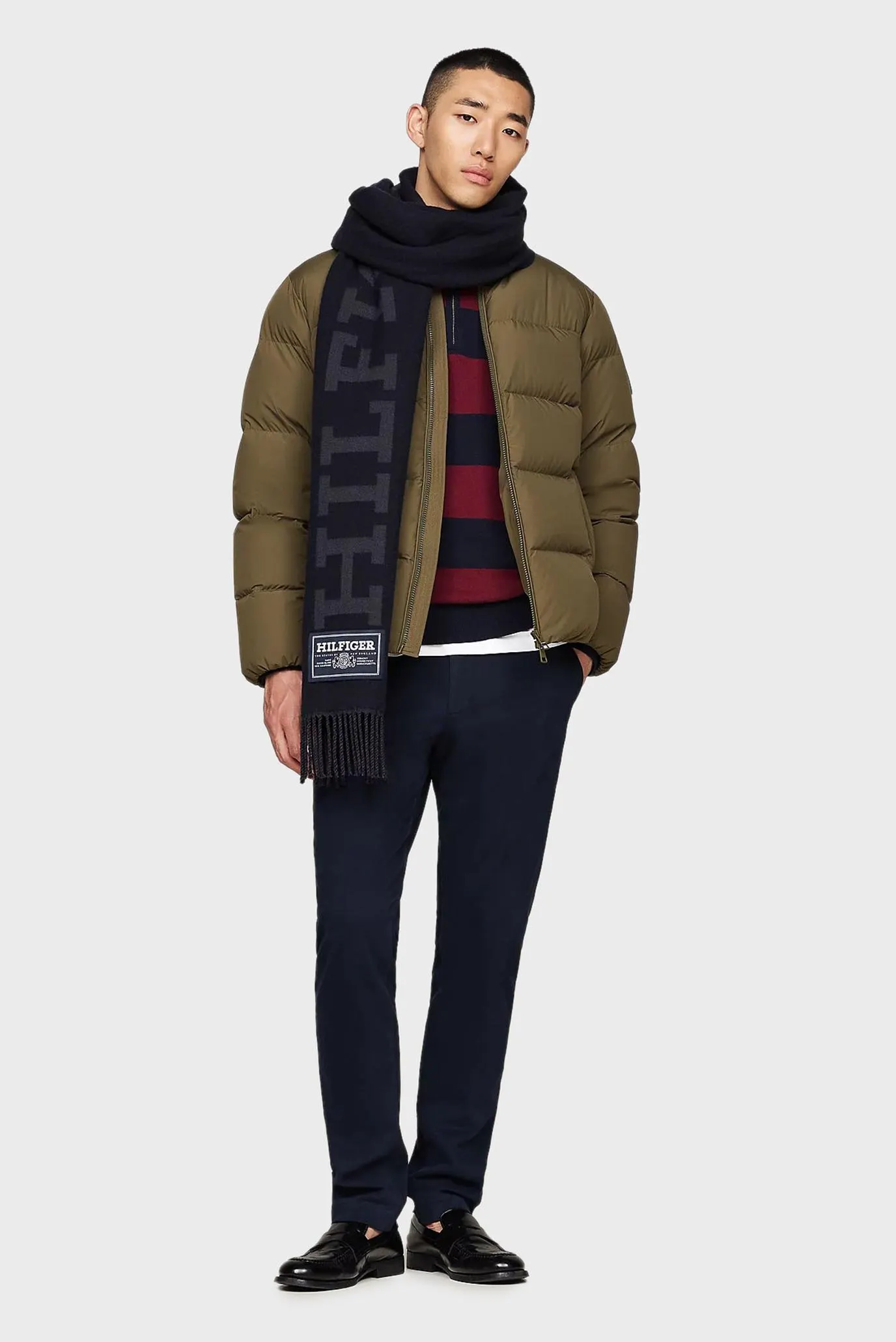 Шарф TH MONOTYPE WOOL SCARF 4