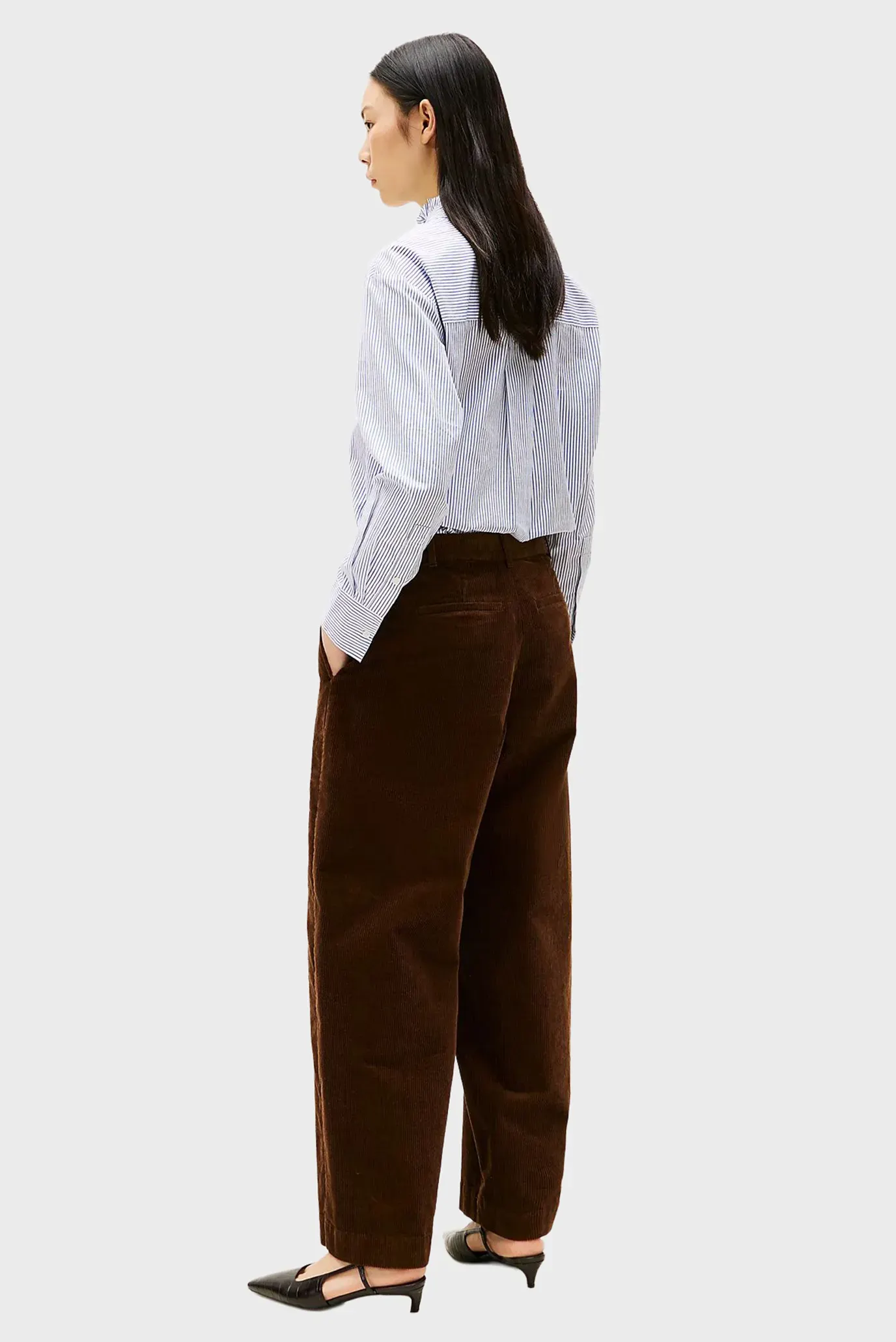 Ishton CORDUROY BARREL PANT 3