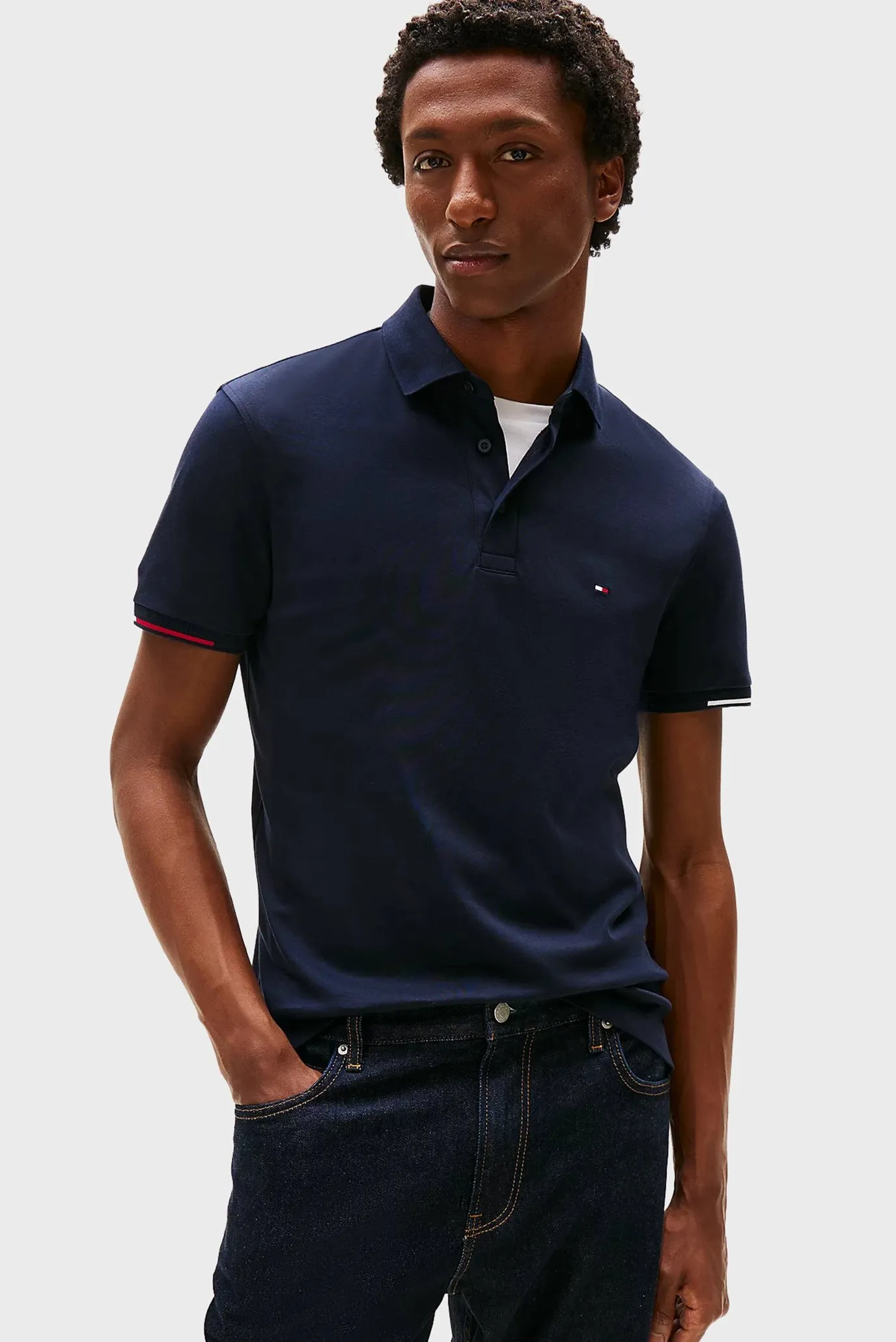 Поло INTERLOCK FLAGCUFF SLIM FIT POLO 1
