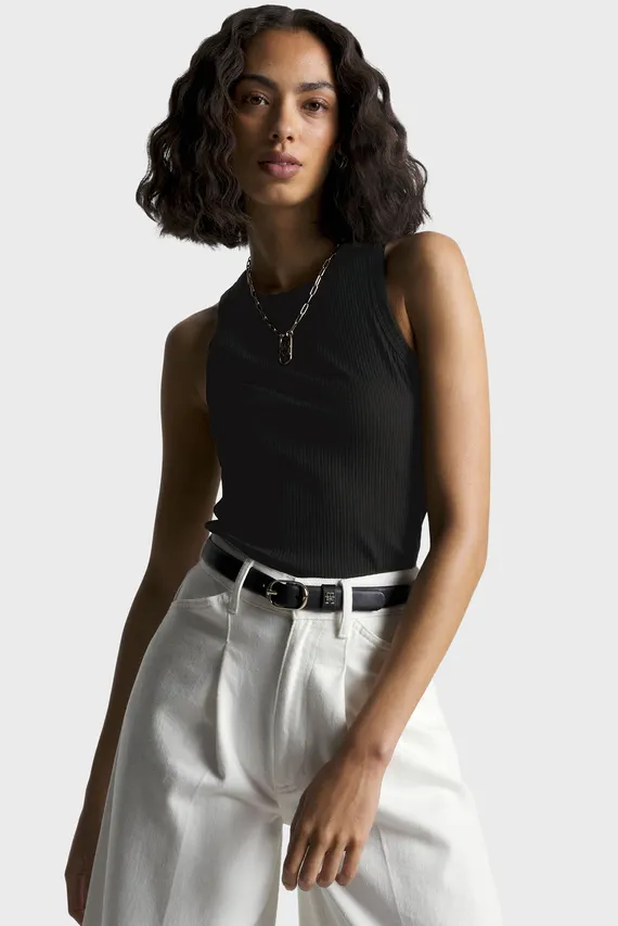 Mayka SLIM 5X2 RIB TANK TOP NS Tommy Hilfiger