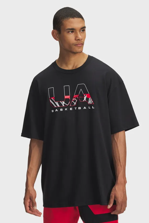 Футболка/UA M HWT Hoops Branded SS Under Armour