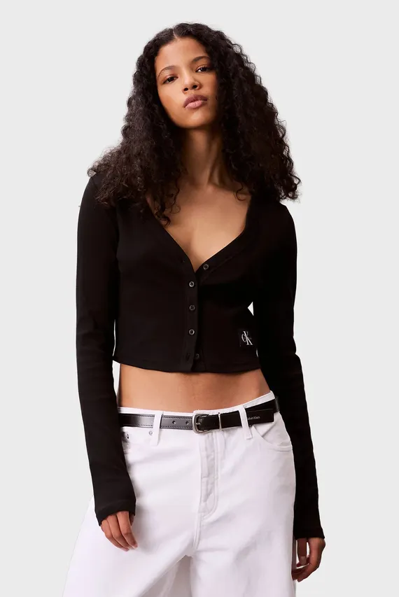 Лонгслив A-LS WVN LBL 2X2 CTT Calvin Klein Jeans