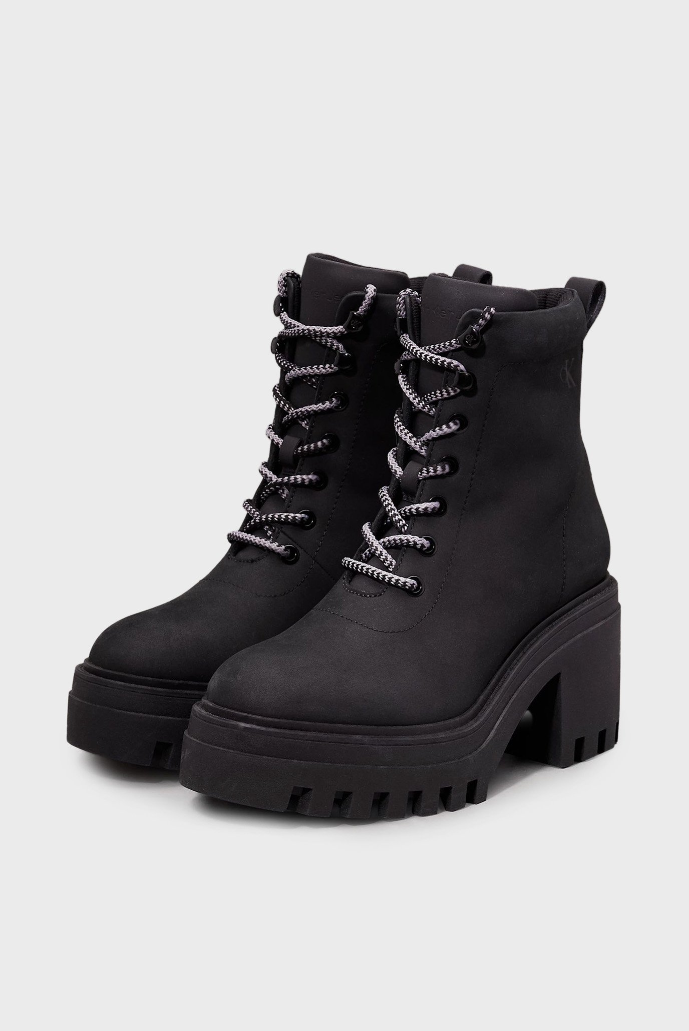 Ботильоны CHUNKY HEELED ZIP BOOT LTHCalvin Klein Jeans Ботильоны CHUNKY HEELED ZIP BOOT LTH 2