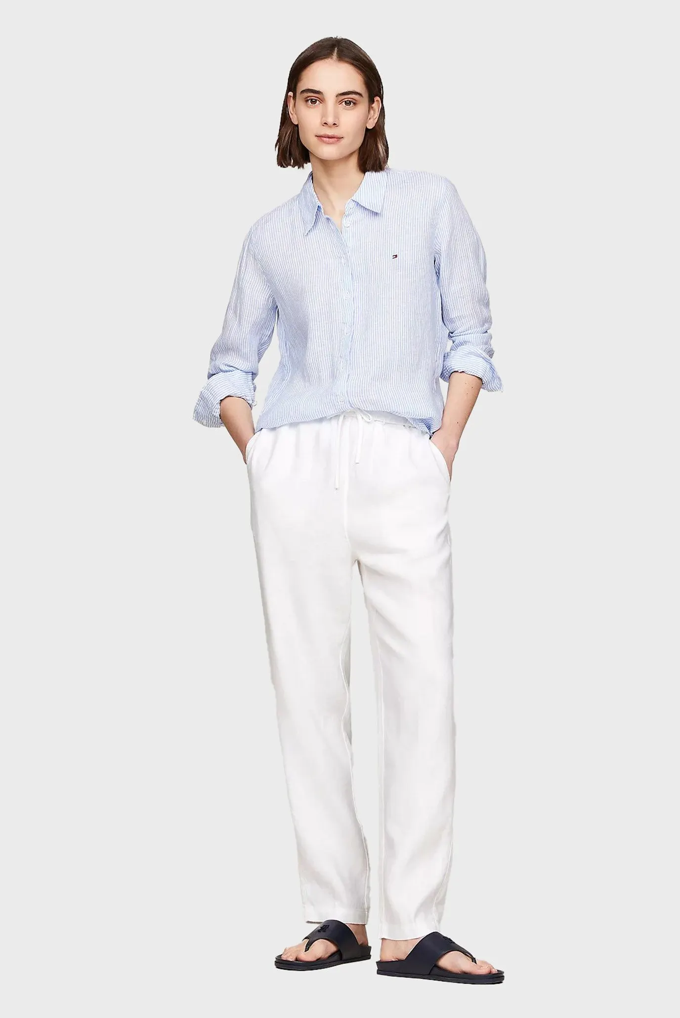 Штаны CASUAL LINEN TAPER PULL ON PANT 2