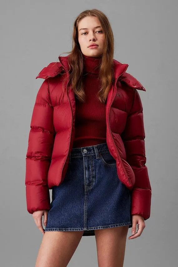 Qishki kurtka MW DOWN SHORT PUFFER Calvin Klein Jeans