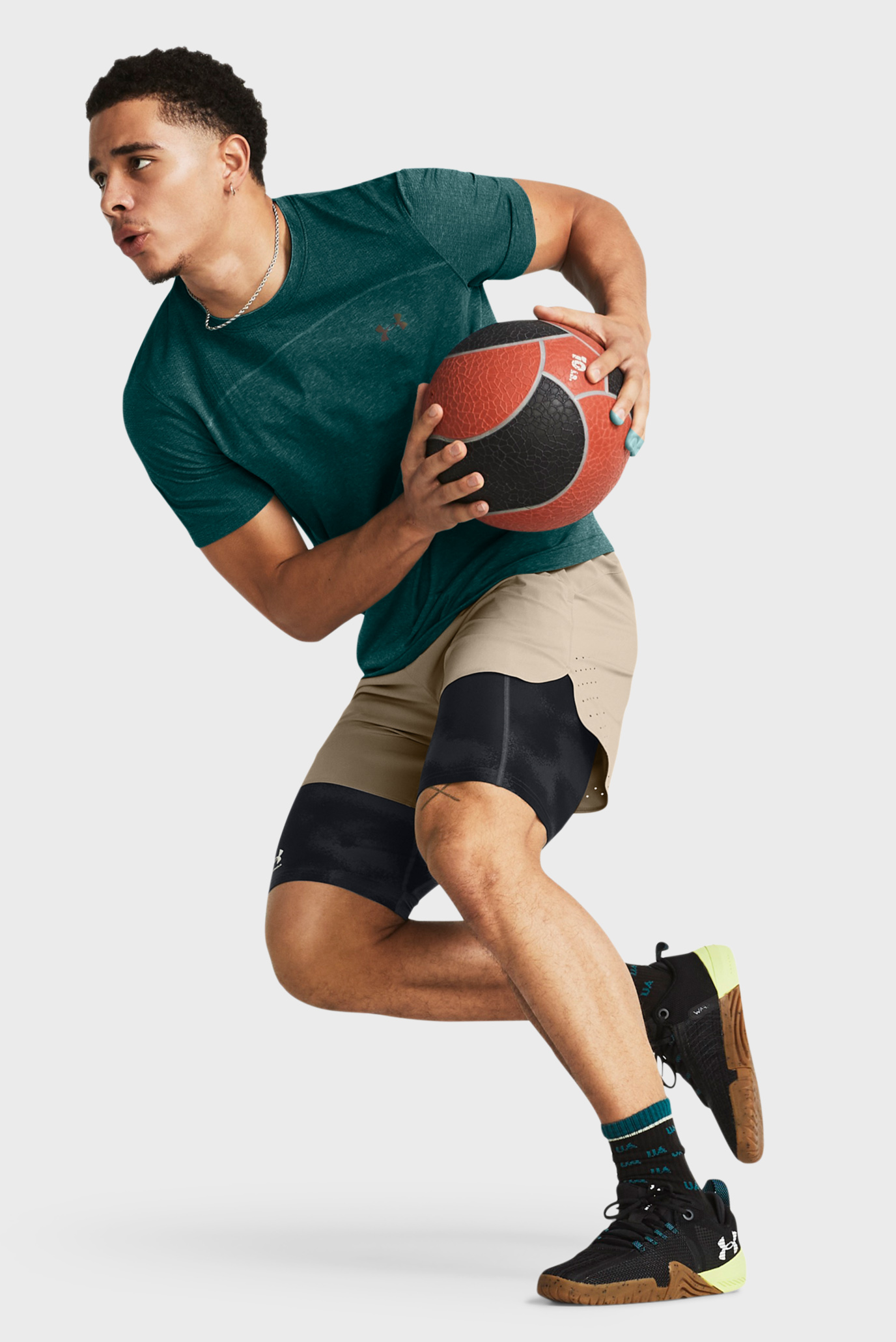 Футболка UA Rush Seamless Wordmark SSUnder Armour Футболка UA Rush Seamless Wordmark SS 3