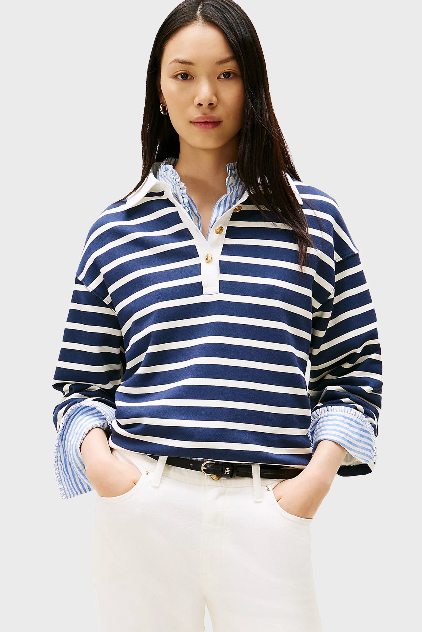 Свитшот GOLD BUTTON RUGBY TERRY SWTSHRT 1