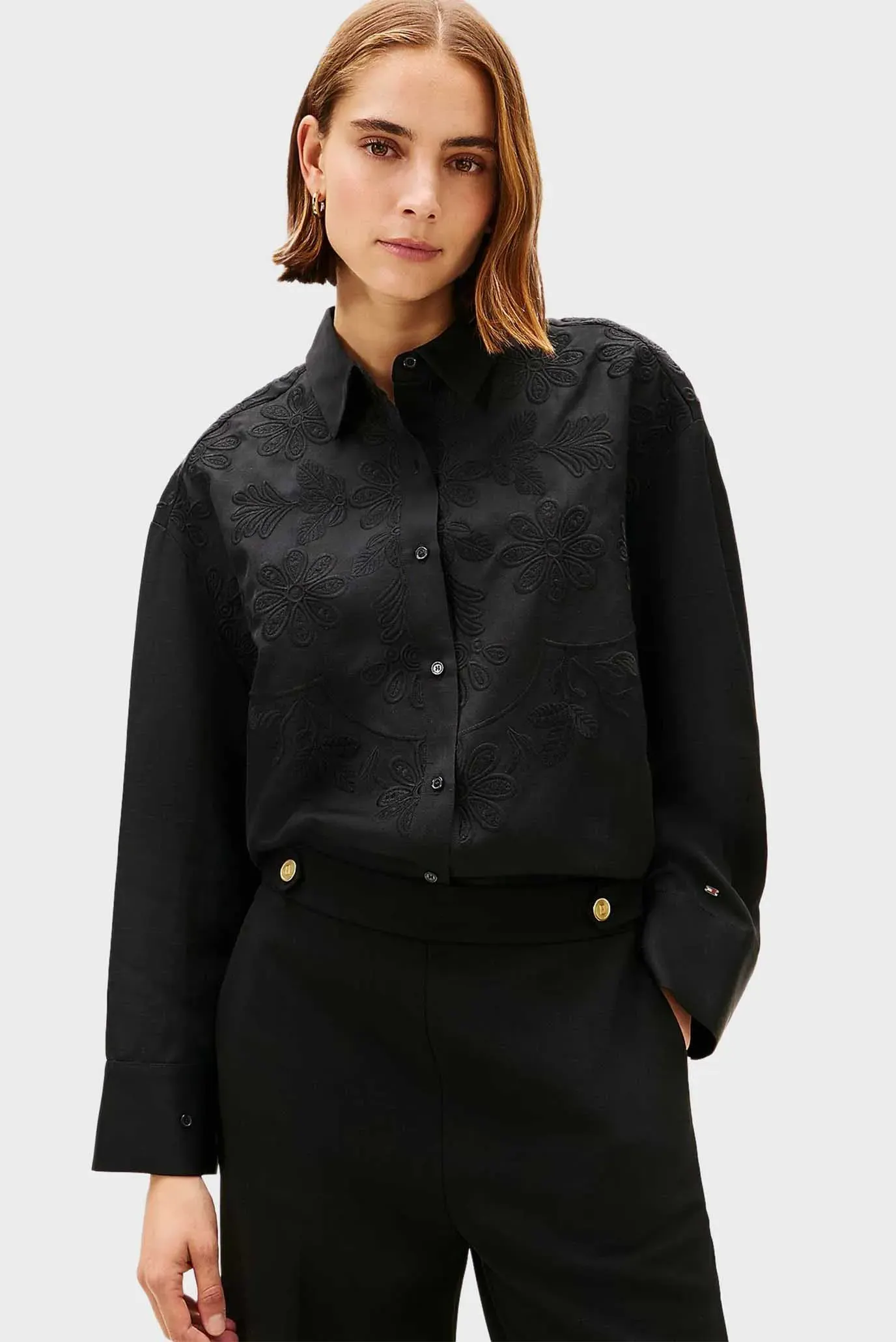 Ko'ylak EMBROIDERY MODERN FIT LS SHIRT 1