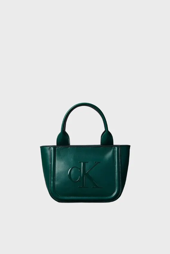 Sumka BOLD CK SMALL TOTE WITH STRAP Calvin Klein