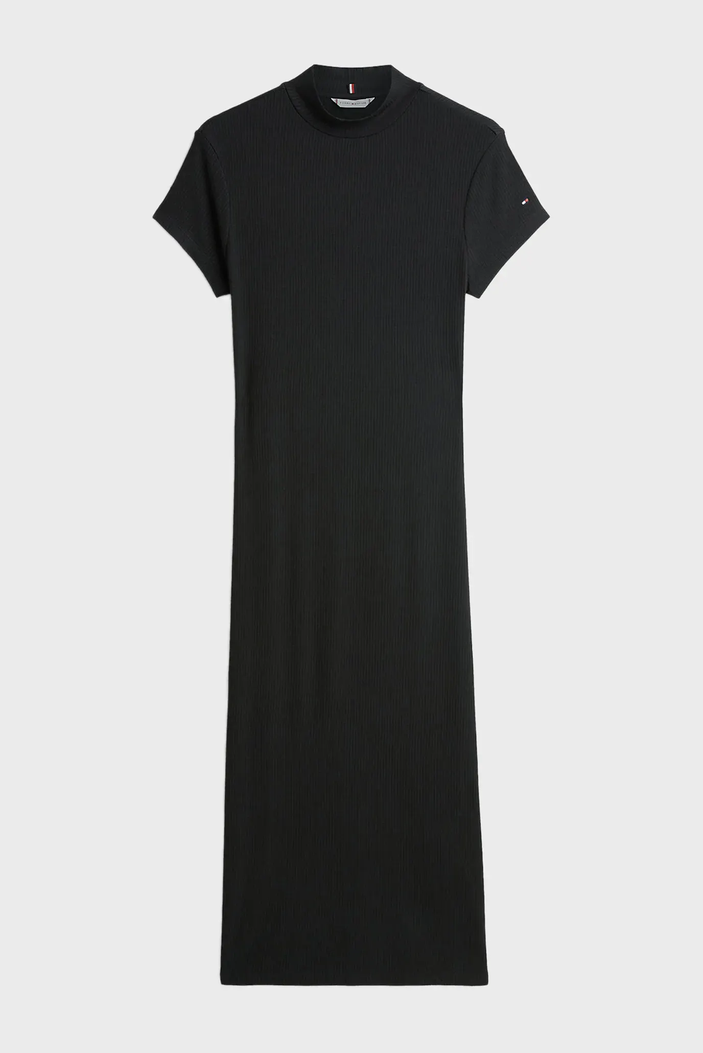 Платье SLIM  5X2 RIB MOCK-NK SS DRS 5