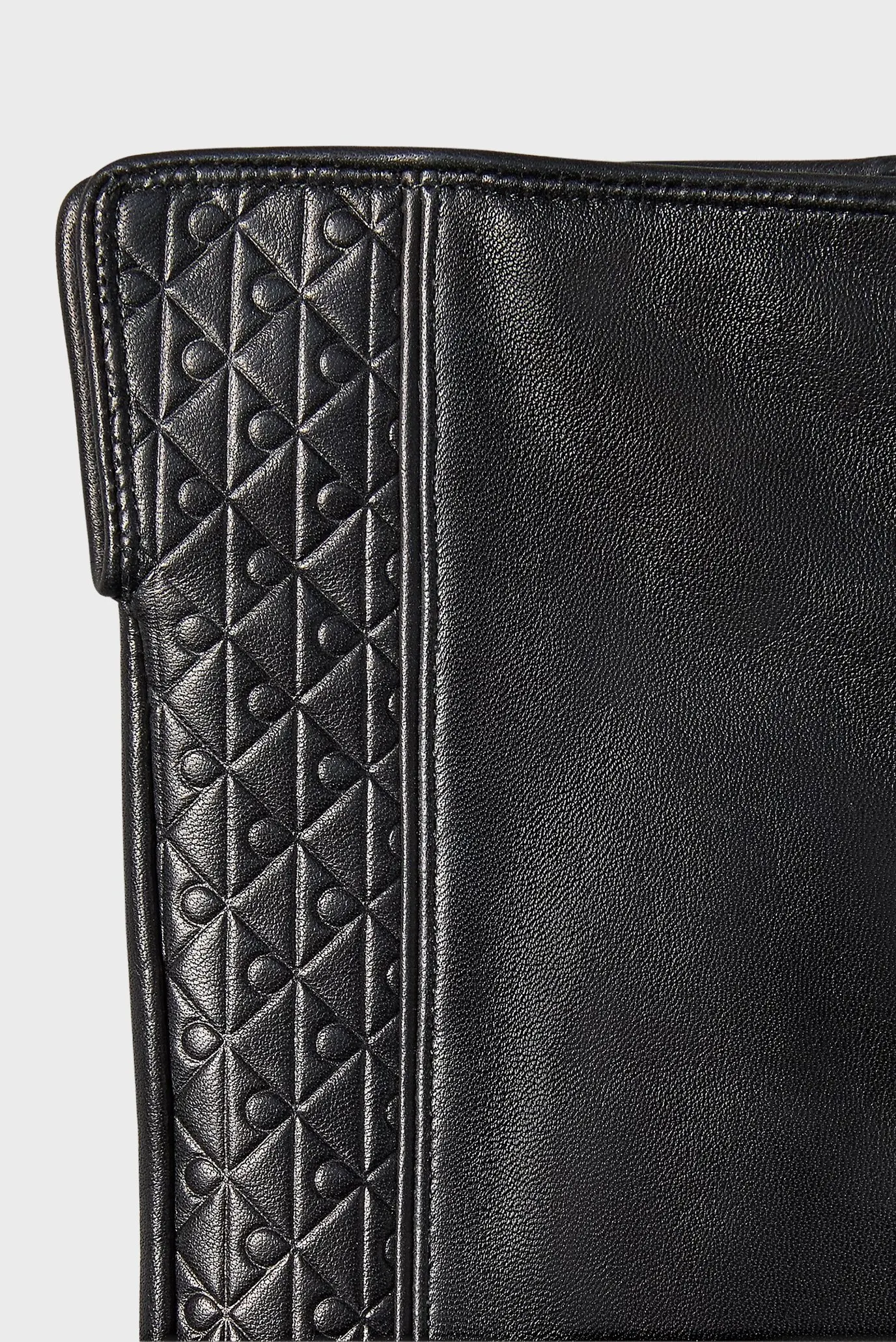 Qo'lqop EMBLEM AOP PANELED LTHR GLOVES 3