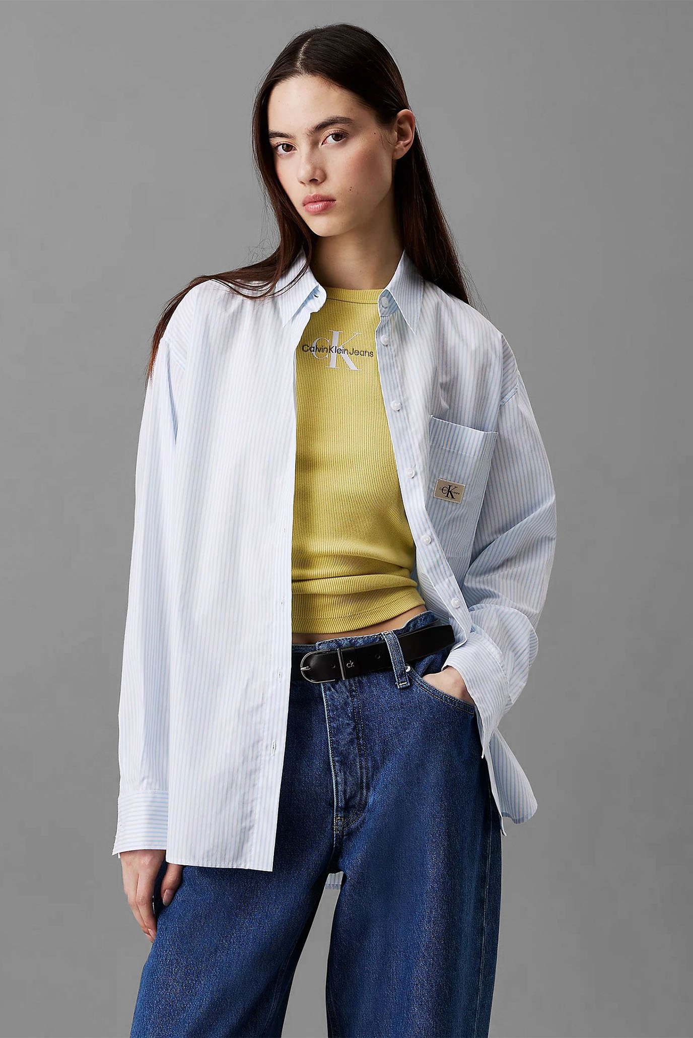 Рубашка WOVEN LABEL RELAXED SHIRT 1