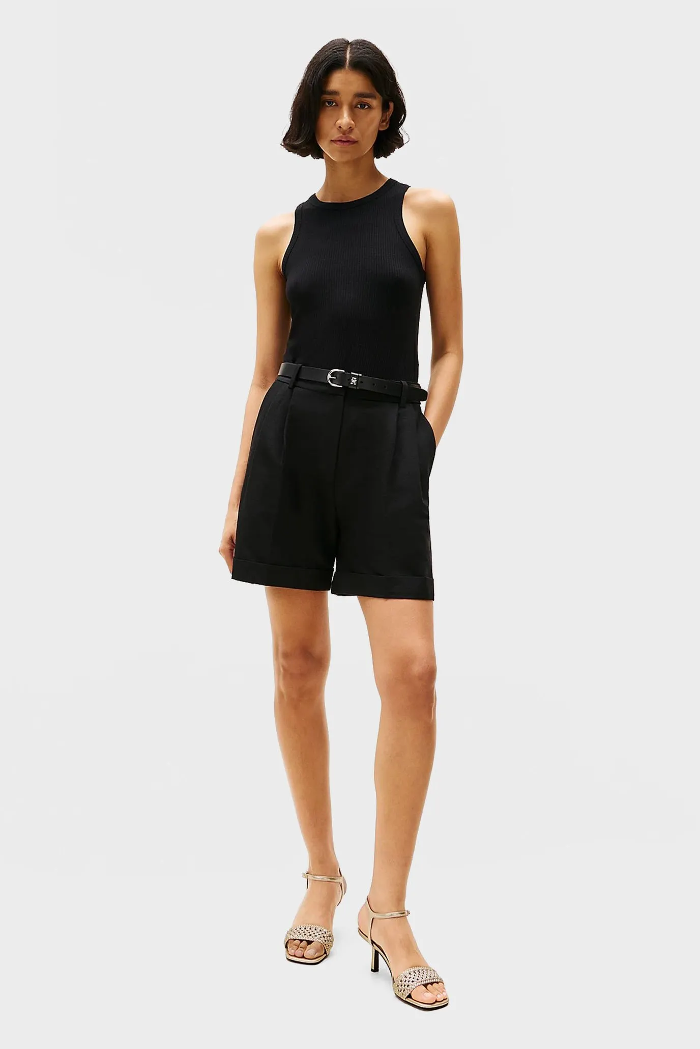 Bosonojkalar METALLIC LTHR KITTEN SANDAL 7