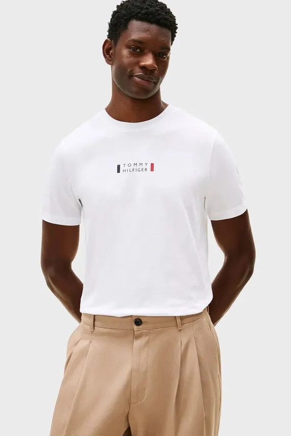 Футболка/BRAND LOVE SMALL CENTER TEE Tommy Hilfiger